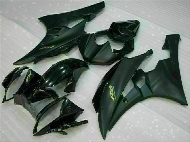 2006-2007 Matte Black Yamaha YZF R6 Motorcycle Fairings & Bodywork 2006-2007 Matte Black Yamaha YZF R6 Motorcycle Fairings & Bodywork