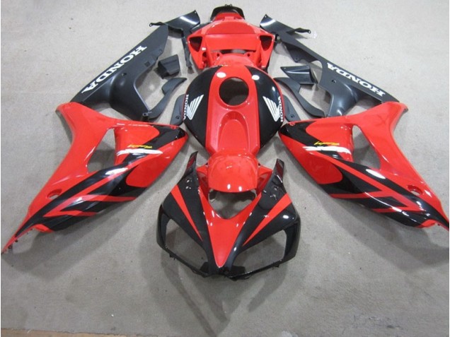 2006-2007 Red Black Fireblade Honda CBR1000RR Motorcycle Fairings 2006-2007 Red Black Fireblade Honda CBR1000RR Motorcycle Fairings