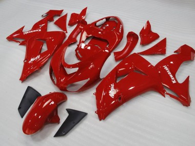 2006-2007 Red Kawasaki Ninja ZX10R Motorcycle Fairings