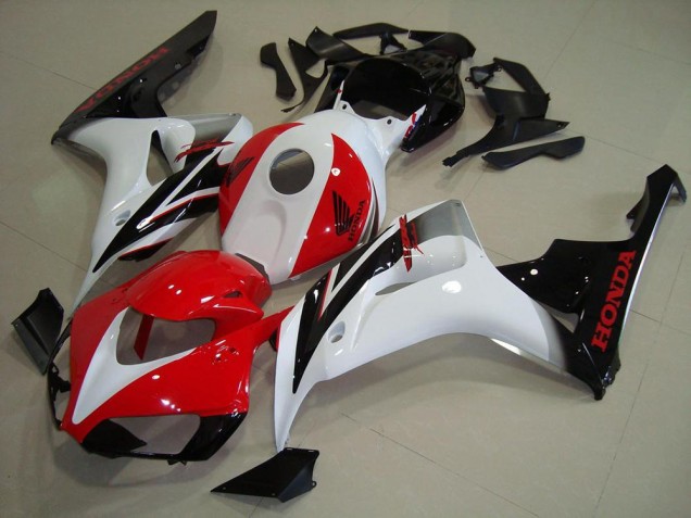 2006-2007 Red White Black Honda CBR1000RR Full Plastics Motorcycle Fairings 2006-2007 Red White Black Honda CBR1000RR Full Plastics Motorcycle Fairings