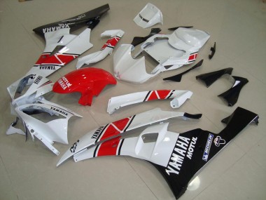 2006-2007 Red White Black Yamaha YZF R6 Motorcycle Fairings & Bodywork