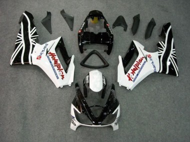 2006-2008 Black White Triumph Daytona 675 Triple Motorcycle Fairings & Bodywork