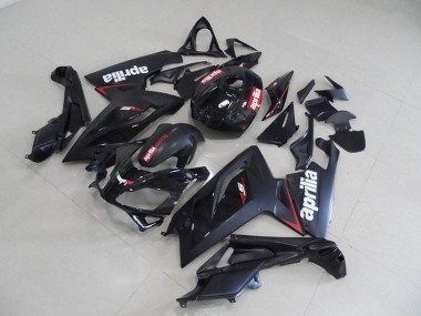 2006-2011 Black and Red Stripe Aprilia RS125 Motorcycle Fairings
