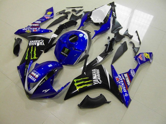 2007-2008 Blue Monster Yamaha YZF R1 Motorcycle Fairings 2007-2008 Blue Monster Yamaha YZF R1 Motorcycle Fairings
