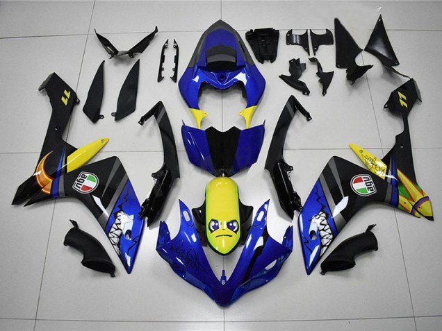 2007-2008 Blue Shark Yamaha YZF R1 Motorcycle Fairings