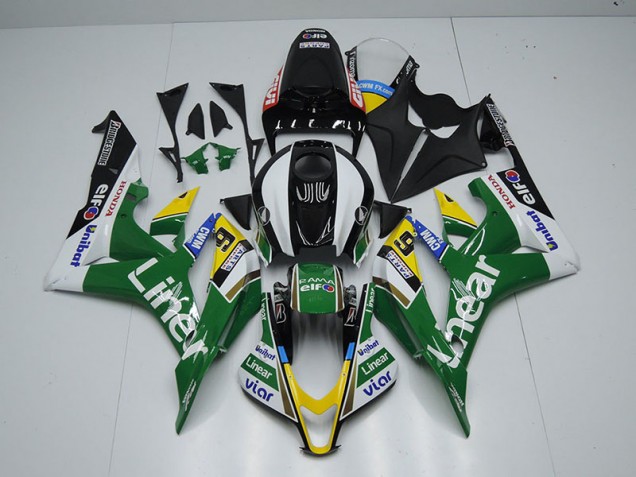 2007-2008 Green Liner Honda CBR600RR Motorcycle Fairings 2007-2008 Green Liner Honda CBR600RR Motorcycle Fairings