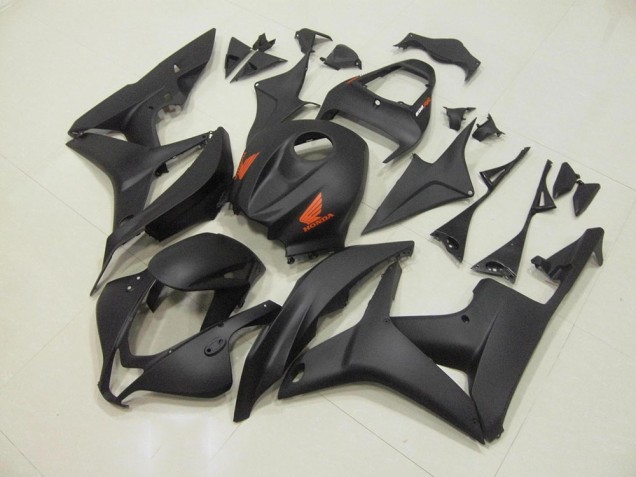 2007-2008 Matte Black Honda CBR600RR Plastics Motorcycle Fairings 2007-2008 Matte Black Honda CBR600RR Plastics Motorcycle Fairings