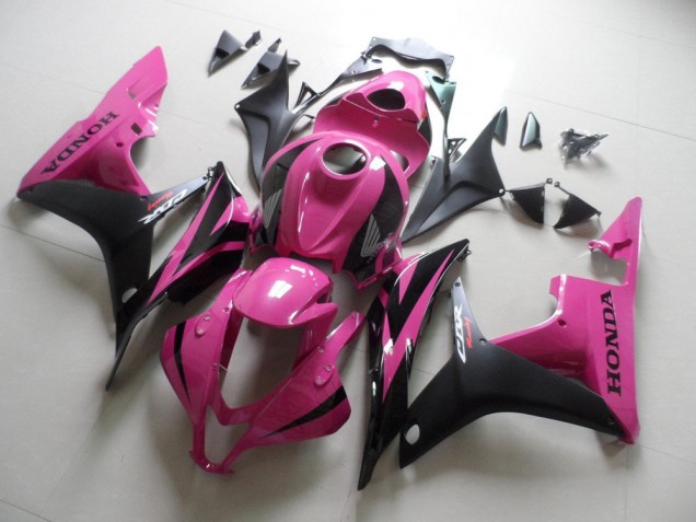 2007-2008 Pink Black Honda CBR600RR Motorcycle Fairings 2007-2008 Pink Black Honda CBR600RR Motorcycle Fairings