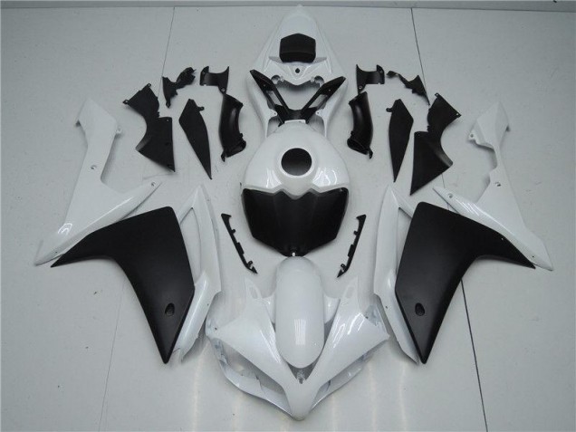 2007-2008 White Black Yamaha YZF R1 Motorcycle Fairings