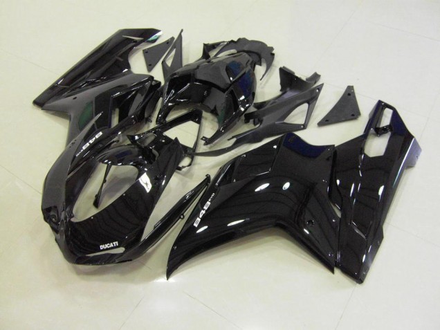 2007-2012 Glossy Black Ducati 848 1098 1198 Motorcycle Fairings 2007-2012 Glossy Black Ducati 848 1098 1198 Motorcycle Fairings