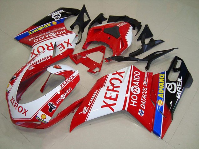 2007-2012 Xerox Ducati 848 1098 1198 Motorcycle Fairings 2007-2012 Xerox Ducati 848 1098 1198 Motorcycle Fairings