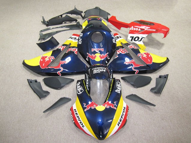 2008-2011 Blue Yellow Red Bull Honda CBR1000RR Motorcycle Fairings 2008-2011 Blue Yellow Red Bull Honda CBR1000RR Motorcycle Fairings