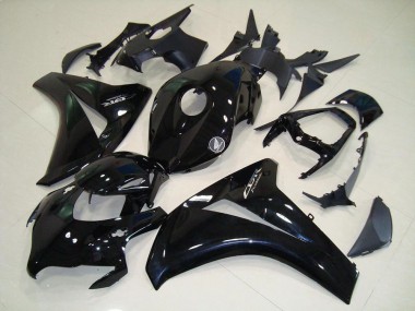 2008-2011 Glossy Black Chrome Decals Honda CBR1000RR Motorcycle Fairings