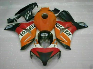 2008-2011 Orange Honda CBR1000RR Motorcycle Fairings & Bodywork