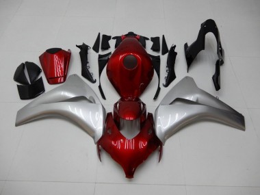 2008-2011 Red Silver Honda CBR1000RR Motorcycle Fairings & Bodywork