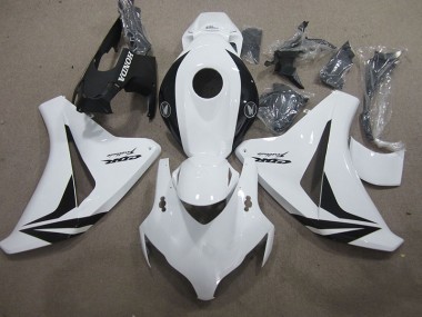 2008-2011 White Black Fireblade Honda CBR1000RR Motorcycle Fairings