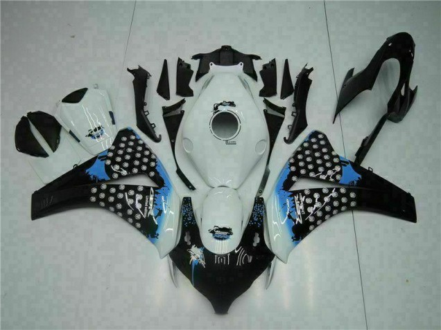 2008-2011 White Black Honda CBR1000RR Plastics Motorcycle Fairings 2008-2011 White Black Honda CBR1000RR Plastics Motorcycle Fairings