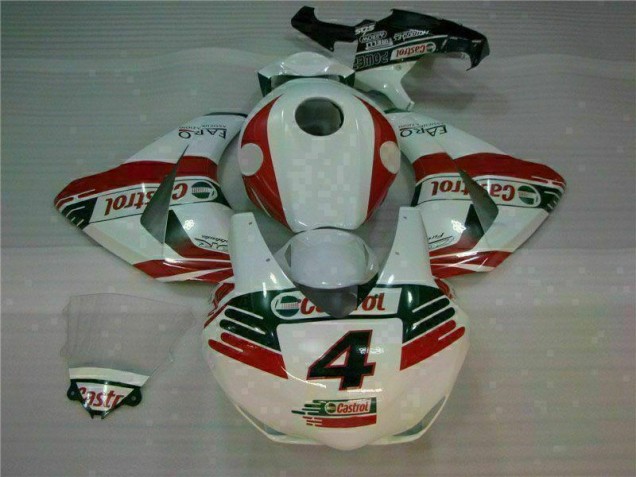 2008-2011 White Castrol 4 Honda CBR1000RR Motorcycle Fairings 2008-2011 White Castrol 4 Honda CBR1000RR Motorcycle Fairings