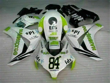 2008-2011 White Honda CBR1000RR Full Plastic Motorcycle Fairings