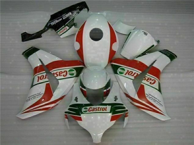 2008-2011 White Red Honda CBR1000RR Complete Fairing Kit 2008-2011 White Red Honda CBR1000RR Complete Fairing Kit
