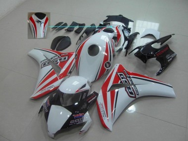 2008-2011 White Red Rsd Honda CBR1000RR Motorcycle Fairings