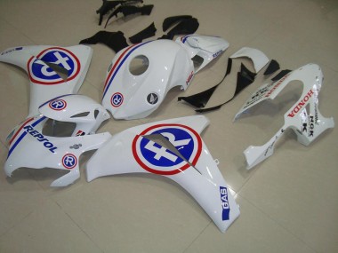2008-2011 White Repsol Honda CBR1000RR Motorcycle Fairings