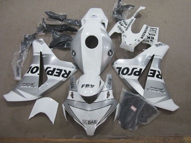 2008-2011 White Repsol Honda CBR1000RR Motorcycle Fairings & Bodywork