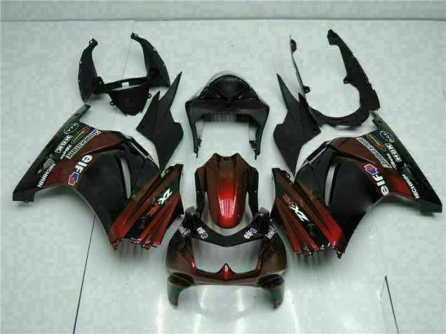 2008-2012 Black Kawasaki Ninja EX250 Motorcycle Fairings 2008-2012 Black Kawasaki Ninja EX250 Motorcycle Fairings