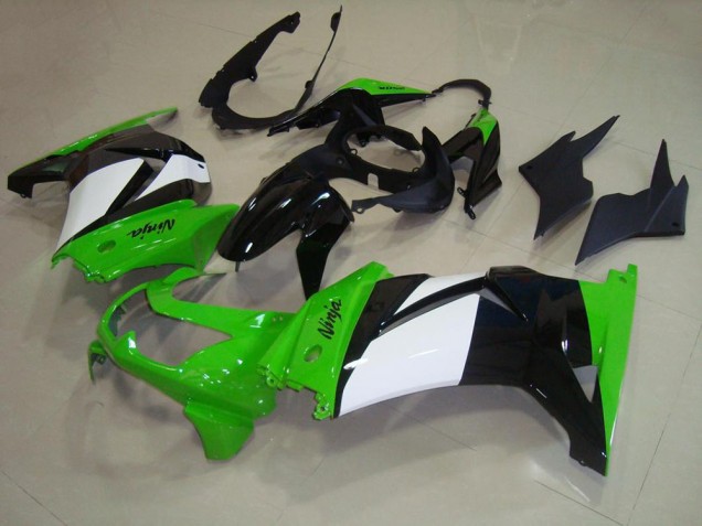 2008-2012 Green White Black Kawasaki Ninja ZX250R Motorcycle Fairings & Bodywork 2008-2012 Green White Black Kawasaki Ninja ZX250R Motorcycle Fairings & Bodywork