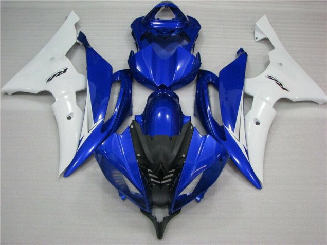 2008-2016 Blue White Black Yamaha YZF R6 Motorcycle Fairings
