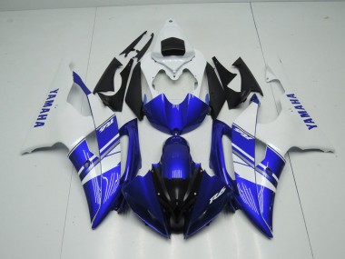 2008-2016 Blue White OEM Style Yamaha YZF R6 Motorcycle Fairings
