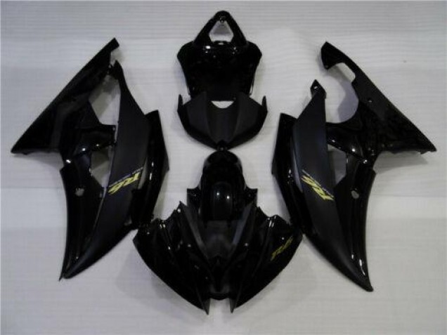 2008-2016 Glossy Matte Black Yamaha YZF R6 Motorcycle Fairings 2008-2016 Glossy Matte Black Yamaha YZF R6 Motorcycle Fairings