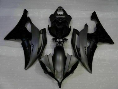 2008-2016 Matte Black Yamaha YZF R6 Motorcycle Fairings & Bodywork