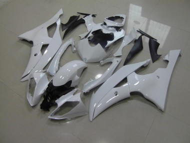 2008-2016 Pearl White No Decals Yamaha YZF R6 Motorcycle Fairings