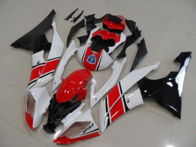 2008-2016 Red White Black Yamaha YZF R6 Motorcycle Fairings & Bodywork 2008-2016 Red White Black Yamaha YZF R6 Motorcycle Fairings & Bodywork