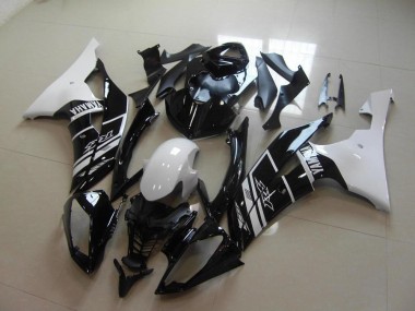 2008-2016 White Black Yamaha YZF R6 Motorcycle Fairings