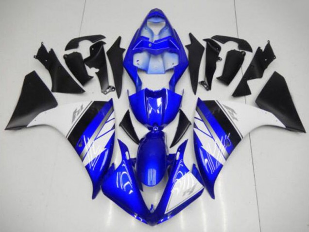 2009-2011 Blue White Black Yamaha YZF R1 Motorcycle Fairings 2009-2011 Blue White Black Yamaha YZF R1 Motorcycle Fairings