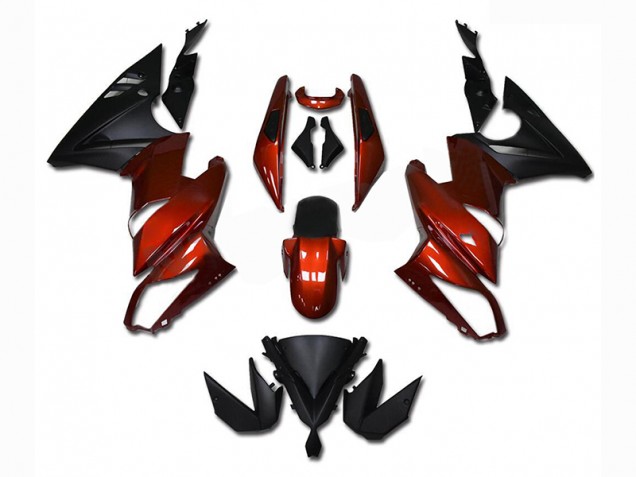 2009-2011 Red Kawasaki Ninja EX650 Motorcycle Fairings 2009-2011 Red Kawasaki Ninja EX650 Motorcycle Fairings