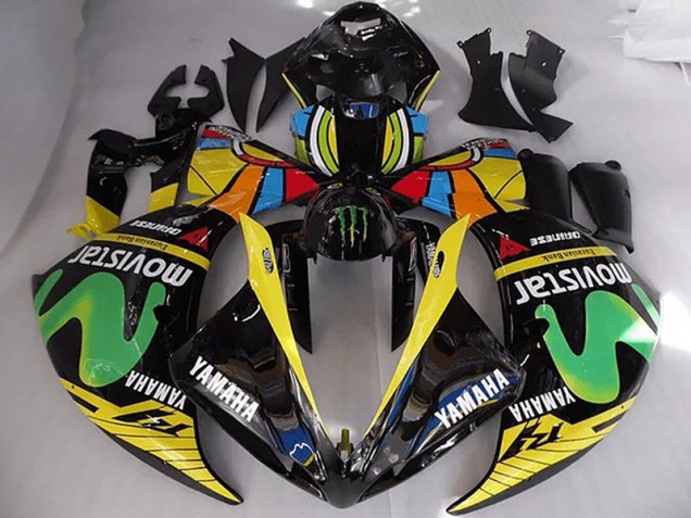 2009-2011 Rossi Moviestar Yamaha YZF R1 Motorcycle Fairings