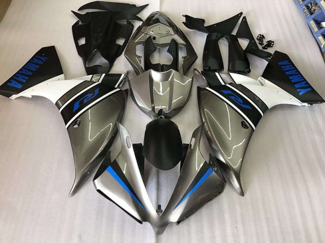 2009-2011 Silver Blue Yamaha YZF R1 Motorcycle Fairings