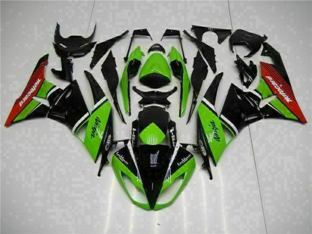 2009-2012 Green Black Red Kawasaki Ninja ZX6R Motorcycle Fairings 2009-2012 Green Black Red Kawasaki Ninja ZX6R Motorcycle Fairings