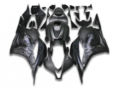 2009-2012 Grey Black Honda CBR600RR Motorcycle Fairings