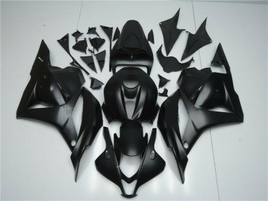 2009-2012 Matte Black Honda CBR600RR Motorcycle Fairings