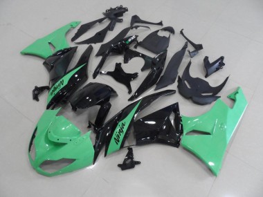 2009-2012 Metallic Green Kawasaki Ninja ZX6R Motorcycle Fairings