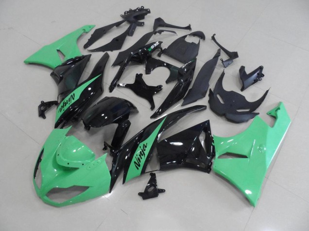 2009-2012 Metallic Green Kawasaki Ninja ZX6R Motorcycle Fairings 2009-2012 Metallic Green Kawasaki Ninja ZX6R Motorcycle Fairings