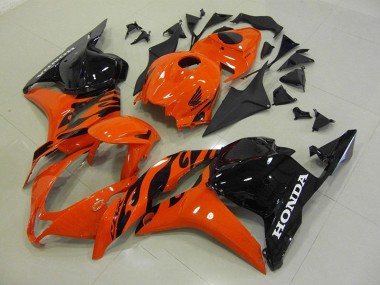 2009-2012 Orange Black Honda CBR600RR Motorcycle Fairings