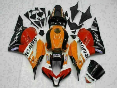 2009-2012 Orange Honda CBR600RR Motorcycle Fairings
