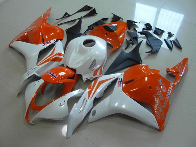 2009-2012 Orange Pearl White Honda CBR600RR Motorcycle Fairings 2009-2012 Orange Pearl White Honda CBR600RR Motorcycle Fairings