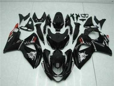 2009-2016 Black Suzuki GSXR1000 Motorcycle Fairings & Bodywork