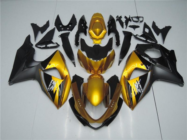 2009-2016 Golden Black Suzuki GSXR1000 Motorcycle Fairings 2009-2016 Golden Black Suzuki GSXR1000 Motorcycle Fairings